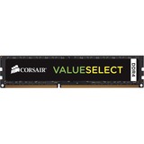 Corsair ValueSelect 4GB DDR4 2133MHz memoria 1 x 4 GB 4 GB, 1 x 4 GB, DDR4, 2133 MHz, 288-pin DIMM, Nero