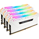 Corsair Vengeance CMW32GX4M4C3200C16W memoria 32 GB 4 x 8 GB DDR4 3200 MHz bianco, 32 GB, 4 x 8 GB, DDR4, 3200 MHz, 288-pin DIMM, Bianco