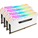 Corsair Vengeance CMW32GX4M4C3600C18W memoria 32 GB 4 x 8 GB DDR4 3600 MHz bianco, 32 GB, 4 x 8 GB, DDR4, 3600 MHz, 288-pin DIMM, Bianco