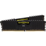 Corsair Vengeance LPX 32GB DDR4-2133 memoria 2 x 16 GB 2133 MHz Nero, 32 GB, 2 x 16 GB, DDR4, 2133 MHz, 288-pin DIMM, Nero