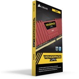 Corsair Vengeance LPX DDR4 3200MHz 16GB memoria rosso, 16 GB, 2 x 8 GB, DDR4, 3200 MHz, 288-pin DIMM, Rosso