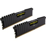 Corsair Vengeance LPX, 16GB, DDR4 memoria 2 x 8 GB 2133 MHz Nero, 16GB, DDR4, 16 GB, 2 x 8 GB, DDR4, 2133 MHz, 288-pin DIMM