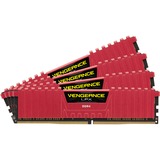 Corsair Vengeance LPX memoria 64 GB 4 x 16 GB DDR4 2133 MHz rosso, 64 GB, 4 x 16 GB, DDR4, 2133 MHz, 288-pin DIMM, Rosso