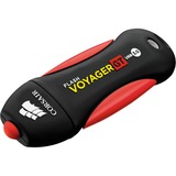 Corsair Voyager GT unità flash USB 128 GB USB tipo A 3.2 Gen 1 (3.1 Gen 1) Nero, Rosso Nero/Rosso, 128 GB, USB tipo A, 3.2 Gen 1 (3.1 Gen 1), 390 MB/s, Cuffia, Nero, Rosso