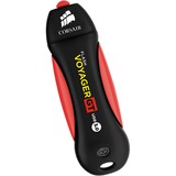 Corsair Voyager GT unità flash USB 256 GB USB tipo A 3.2 Gen 1 (3.1 Gen 1) Nero, Rosso Nero/Rosso, 256 GB, USB tipo A, 3.2 Gen 1 (3.1 Gen 1), 390 MB/s, Cuffia, Nero, Rosso