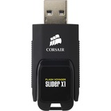 Corsair Voyager Slider X1 128GB unità flash USB USB tipo A 3.2 Gen 1 (3.1 Gen 1) Nero Nero, 128 GB, USB tipo A, 3.2 Gen 1 (3.1 Gen 1), 130 MB/s, Lamina di scorrimento, Nero