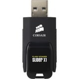 Corsair Voyager Slider X1 256GB unità flash USB USB tipo A 3.2 Gen 1 (3.1 Gen 1) Nero Nero, 256 GB, USB tipo A, 3.2 Gen 1 (3.1 Gen 1), 130 MB/s, Lamina di scorrimento, Nero