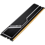 GIGABYTE GP-GR26C16S8K1HU408 memoria 8 GB 1 x 8 GB DDR4 2666 MHz Nero, 8 GB, 1 x 8 GB, DDR4, 2666 MHz, 288-pin DIMM, Nero