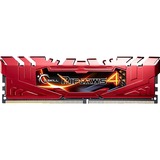 G.Skill 16GB DDR4-2400 memoria 2 x 8 GB 2400 MHz rosso, 16 GB, 2 x 8 GB, DDR4, 2400 MHz, 288-pin DIMM