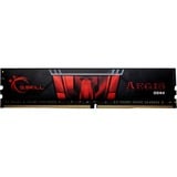 G.Skill 16GB DDR4-2400 memoria 2 x 8 GB 2400 MHz 16 GB, 2 x 8 GB, DDR4, 2400 MHz, 288-pin DIMM, Nero, Rosso