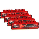 G.Skill 32GB DDR3-1333 CL9 RipjawsX memoria 4 x 8 GB 1333 MHz 32 GB, 4 x 8 GB, DDR3, 1333 MHz, 240-pin DIMM, Vendita al dettaglio