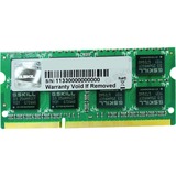 G.Skill 8GB DDR3-1600 memoria 1 x 8 GB 1600 MHz 8 GB, 1 x 8 GB, DDR3, 1600 MHz, 204-pin SO-DIMM, Lite retail