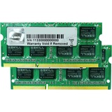 G.Skill 8GB DDR3-1600 memoria 2 x 4 GB 1600 MHz 8 GB, 2 x 4 GB, DDR3, 1600 MHz, 204-pin SO-DIMM