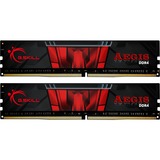 G.Skill Aegis DDR4 memoria 32 GB 2 x 16 GB 3000 MHz Nero, 32 GB, 2 x 16 GB, DDR4, 3000 MHz, 288-pin DIMM