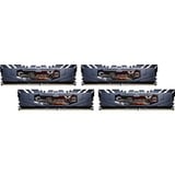 G.Skill Flare X (for AMD) F4-3200C16Q-64GFX memoria 64 GB 4 x 16 GB DDR4 3200 MHz Nero, 64 GB, 4 x 16 GB, DDR4, 3200 MHz