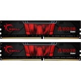 G.Skill G.Skill Aegis 16 GB DDR4-2666 Kit Nero, 16 GB, 2 x 8 GB, DDR4, 2666 MHz, 288-pin DIMM