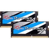 G.Skill Ripjaws memoria 32 GB 2 x 16 GB DDR4 2400 MHz 32 GB, 2 x 16 GB, DDR4, 2400 MHz, 260-pin SO-DIMM, Nero, Blu, Oro, Grigio, Bianco