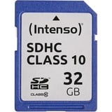 Intenso 32GB SDHC Classe 10 32 GB, SDHC, Classe 10, 25 MB/s, Resistente agli urti, A prova di temperatura, A prova di raggi X, Nero