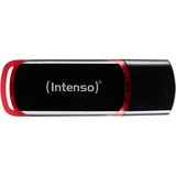 Intenso 32GB USB2.0 unità flash USB USB tipo A 2.0 Nero, Rosso, Chiavetta USB Nero/Rosso, 32 GB, USB tipo A, 2.0, 28 MB/s, Cuffia, Nero, Rosso