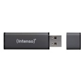 Intenso Alu Line unità flash USB 32 GB USB tipo A 2.0 Antracite Nero, 32 GB, USB tipo A, 2.0, 28 MB/s, Cuffia, Antracite