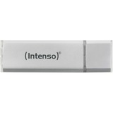 Intenso Alu Line unità flash USB 4 GB USB tipo A 2.0 Argento argento, 4 GB, USB tipo A, 2.0, 28 MB/s, Cuffia, Argento