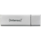 Intenso Alu Line unità flash USB 64 GB USB tipo A 2.0 Argento argento, 64 GB, USB tipo A, 2.0, 28 MB/s, Cuffia, Argento