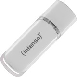 Intenso Flash Line unità flash USB 128 GB USB tipo-C 3.2 Gen 1 (3.1 Gen 1) Bianco bianco, 128 GB, USB tipo-C, 3.2 Gen 1 (3.1 Gen 1), 70 MB/s, Cuffia, Bianco