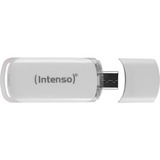 Intenso Flash Line unità flash USB 64 GB USB tipo-C 3.2 Gen 1 (3.1 Gen 1) Bianco bianco, 64 GB, USB tipo-C, 3.2 Gen 1 (3.1 Gen 1), 70 MB/s, Cuffia, Bianco