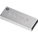 Intenso Premium Line unità flash USB 128 GB USB tipo A 3.2 Gen 1 (3.1 Gen 1) Acciaio inossidabile argento, 128 GB, USB tipo A, 3.2 Gen 1 (3.1 Gen 1), 100 MB/s, Senza coperchio, Acciaio inossidabile