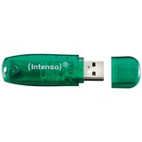 Intenso Rainbow Line unità flash USB 8 GB USB tipo A 2.0 Verde verde, 8 GB, USB tipo A, 2.0, 28 MB/s, Cuffia, Verde