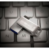 Intenso cMobile Line unità flash USB 32 GB USB Type-A / USB Type-C 3.2 Gen 1 (3.1 Gen 1) Argento argento, 32 GB, USB Type-A / USB Type-C, 3.2 Gen 1 (3.1 Gen 1), 70 MB/s, Girevole, Argento