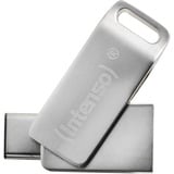 Intenso cMobile Line unità flash USB 64 GB USB Type-A / USB Type-C 3.2 Gen 1 (3.1 Gen 1) Argento, Chiavetta USB argento, 64 GB, USB Type-A / USB Type-C, 3.2 Gen 1 (3.1 Gen 1), 70 MB/s, Girevole, Argento