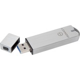 Kingston Basic S1000 16GB unità flash USB USB tipo A Alluminio, Chiavetta USB 16 GB, USB tipo A, 400 MB/s, Cuffia, Alluminio