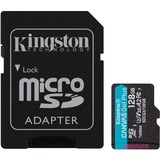 Kingston Canvas Go! Plus 128 GB MicroSD UHS-I Classe 10 Nero, 128 GB, MicroSD, Classe 10, UHS-I, 170 MB/s, 90 MB/s
