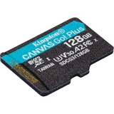 Kingston Canvas Go! Plus 128 GB MicroSD UHS-I Classe 10 Nero, 128 GB, MicroSD, Classe 10, UHS-I, 170 MB/s, 90 MB/s