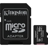 Kingston Canvas Select Plus 64 GB SDXC UHS-I Classe 10 Nero, 64 GB, SDXC, Classe 10, UHS-I, 100 MB/s, 85 MB/s