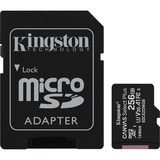 Kingston Canvas Select Plus memoria flash 256 GB MicroSDXC UHS-I Classe 10, Scheda di memoria Nero, 256 GB, MicroSDXC, Classe 10, UHS-I, 100 MB/s, 85 MB/s