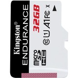 Kingston High Endurance 32 GB MicroSD UHS-I Classe 10 32 GB, MicroSD, Classe 10, UHS-I, 95 MB/s, 30 MB/s