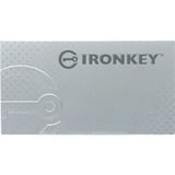 Kingston IronKey 64GB Basic S1000 Encrypted USB 3.0 FIPS 140-2 Level 3, Chiavetta USB 64 GB, USB tipo A, 3.2 Gen 1 (3.1 Gen 1), 230 MB/s, Cuffia, Argento