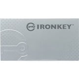 Kingston IronKey 64GB Enterprise S1000 Encrypted USB 3.0 FIPS 140-2 Level 3, Chiavetta USB 64 GB, USB tipo A, 3.2 Gen 1 (3.1 Gen 1), 230 MB/s, Cuffia, Argento