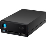 LaCie 1big Dock Pro 4000 GB Nero, Disco a stato solido Nero, 4000 GB, USB tipo A, 3.2 Gen 1 (3.1 Gen 1), 2800 MB/s, Nero