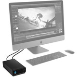 LaCie 1big Dock Pro 4000 GB Nero, Disco a stato solido Nero, 4000 GB, USB tipo A, 3.2 Gen 1 (3.1 Gen 1), 2800 MB/s, Nero