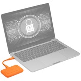 LaCie Rugged 1000 GB Arancione, Disco a stato solido arancione , 1000 GB, USB tipo-C, 3.2 Gen 2 (3.1 Gen 2), Arancione
