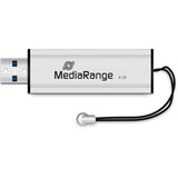 MediaRange MR914 unità flash USB 8 GB USB tipo A 3.2 Gen 1 (3.1 Gen 1) Nero, Argento argento/Nero, 8 GB, USB tipo A, 3.2 Gen 1 (3.1 Gen 1), 175 MB/s, Lamina di scorrimento, Nero, Argento