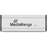 MediaRange MR916 unità flash USB 32 GB USB tipo A 3.2 Gen 1 (3.1 Gen 1) Nero, Argento argento/Nero, 32 GB, USB tipo A, 3.2 Gen 1 (3.1 Gen 1), 70 MB/s, Lamina di scorrimento, Nero, Argento