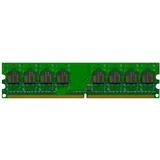 Mushkin Essentials 2GB DDR2 memoria 1 x 2 GB 800 MHz 2 GB, 1 x 2 GB, DDR2, 800 MHz, Verde