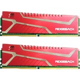 Mushkin REDLINE MRB4U346JLLM8GX2 memoria 16 GB 2 x 8 GB DDR4 rosso, 16 GB, 2 x 8 GB, DDR4