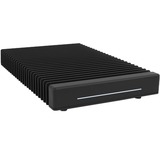 OWC ThunderBlade Box esterno SSD Nero M.2, Disco a stato solido Nero, Box esterno SSD, M.2, PCI Express 3.0, 40 Gbit/s, Collegamento del dispositivo USB, Nero