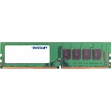 Patriot 4GB DDR4 2400MHz memoria 1 x 4 GB 4 GB, 1 x 4 GB, DDR4, 2400 MHz, 288-pin DIMM, Verde