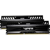 Patriot 8GB C3-12800 memoria 2 x 4 GB DDR3 1600 MHz Nero, 8 GB, 2 x 4 GB, DDR3, 1600 MHz, 240-pin DIMM